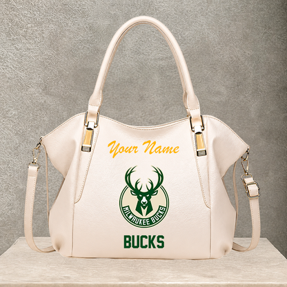 [HOT DEAL] NEW CUSTOMIZED NBA11 MBU MILWAUKEE BUCKS SHOULDER HANDBAG