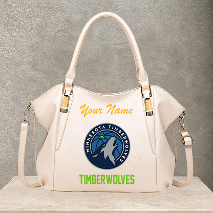 [HOT DEAL] NEW CUSTOMIZED NBA05 MTW MINNESOTA TIMBERWOLVES SHOULDER HANDBAG