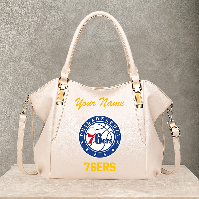 [HOT DEAL] NEW CUSTOMIZED NBA26 P76 PHILADELPHIA 76ERS SHOULDER HANDBAG